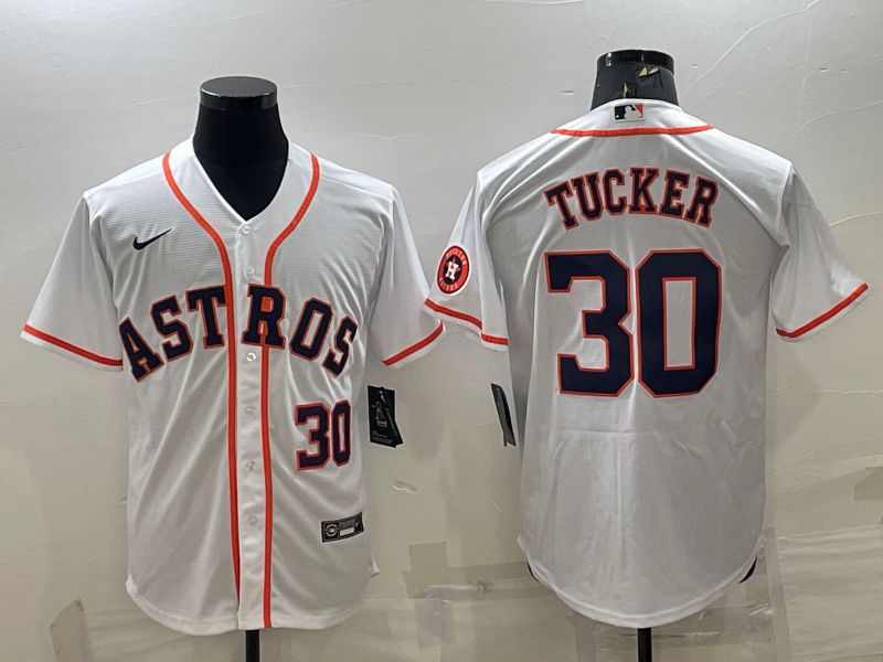 Men Houston Astros 30 Tucker White Game Nike 2022 MLB Jerseys1